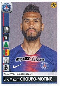 Sticker Eric Maxim Choupo-Moting - FOOT 2018-2019 n. 368 - Panini