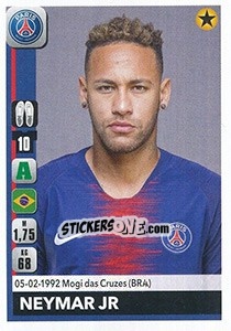 Sticker Neymar Jr - FOOT 2018-2019 n. 370 - Panini