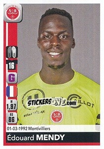 Sticker édouard Mendy - FOOT 2018-2019 n. 377 - Panini