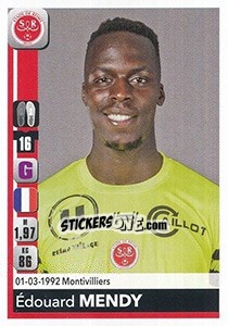 Sticker édouard Mendy - FOOT 2018-2019 - Panini