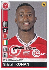 Sticker Ghislain Konan - FOOT 2018-2019 n. 383 - Panini