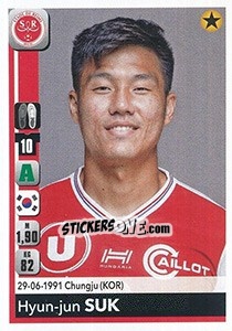 Sticker Hyun-Jun Suk - FOOT 2018-2019 n. 396 - Panini