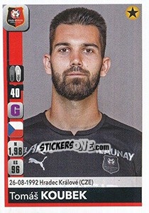 Cromo Tomáš Koubek - FOOT 2018-2019 - Panini