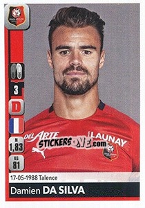 Sticker Damien Da Silva - FOOT 2018-2019 n. 405 - Panini