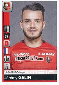 Cromo Jérémy Gelin - FOOT 2018-2019 - Panini