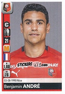 Sticker Benjamin André - FOOT 2018-2019 n. 410 - Panini