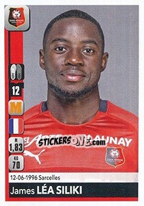 Sticker James Léa Siliki - FOOT 2018-2019 n. 416 - Panini