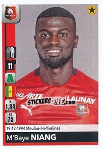 Cromo M'Baye Niang - FOOT 2018-2019 - Panini