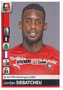 Sticker Jordan Siebatcheu - FOOT 2018-2019 - Panini