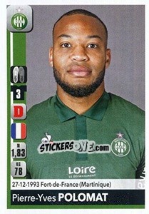 Figurina Pierre-Yves Polomat - FOOT 2018-2019 - Panini