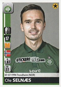 Sticker Ole Selnæs - FOOT 2018-2019 n. 438 - Panini