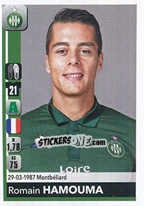 Figurina Romain Hamouma - FOOT 2018-2019 - Panini