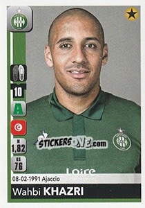 Sticker Wahbi Khazri - FOOT 2018-2019 - Panini