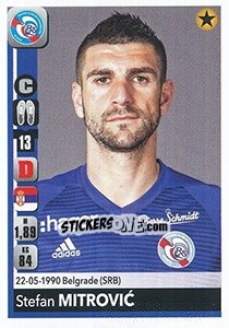 Cromo Stefan Mitrovic - FOOT 2018-2019 - Panini