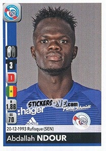 Cromo Abdallah Ndour - FOOT 2018-2019 - Panini