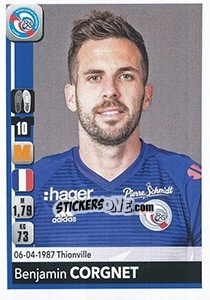 Sticker Benjamin Corgnet - FOOT 2018-2019 n. 460 - Panini
