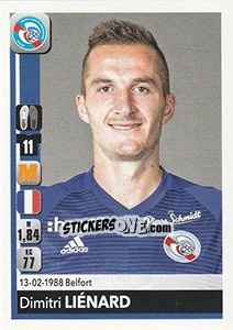 Sticker Dimitri Liénard - FOOT 2018-2019 n. 463 - Panini