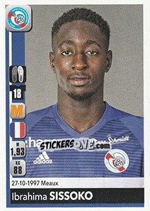 Sticker Ibrahima Sissoko - FOOT 2018-2019 n. 465 - Panini
