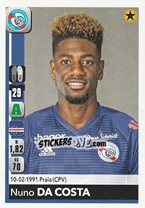 Sticker Nuno Da Costa - FOOT 2018-2019 n. 468 - Panini