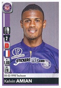Sticker Kelvin Amian - FOOT 2018-2019 n. 478 - Panini