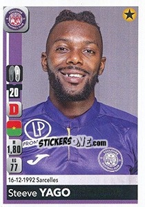 Figurina Steeve Yago - FOOT 2018-2019 n. 484 - Panini
