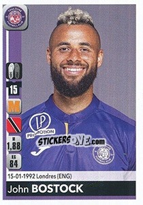 Sticker John Bostock - FOOT 2018-2019 n. 487 - Panini