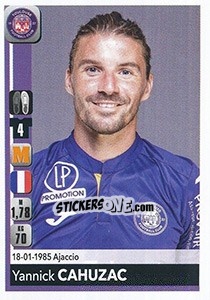 Sticker Yannick Cahuzac - FOOT 2018-2019 n. 488 - Panini