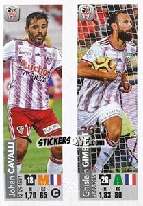 Sticker Johan Cavalli / Ghislain Gimbert - FOOT 2018-2019 n. 515 - Panini