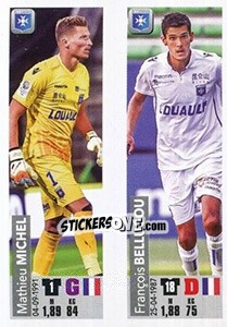 Sticker Mathieu Michel / François Bellugou - FOOT 2018-2019 - Panini