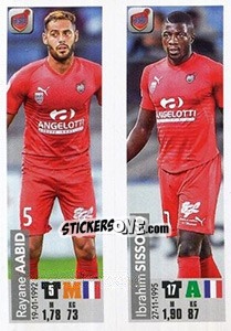 Sticker Rayane Aabid / Ibrahim Sissoko - FOOT 2018-2019 n. 522 - Panini