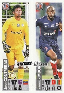 Sticker José Contreras / Yannick Mbone - FOOT 2018-2019 n. 526 - Panini