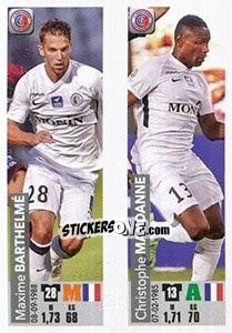 Sticker Maxime Barthelmé / Christophe Mandanne - FOOT 2018-2019 - Panini