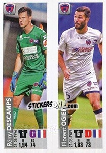 Sticker Rémy Descamps / Florent Ogier - FOOT 2018-2019 n. 528 - Panini