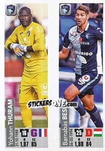 Sticker Yohann Thuram / Barnabás Bese - FOOT 2018-2019 - Panini