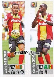 Sticker Walid Mesloub / Yannick Gomis - FOOT 2018-2019 n. 537 - Panini