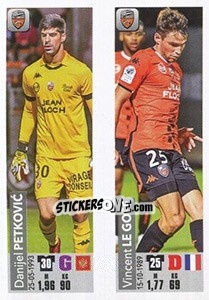 Sticker Danijel Petkovic / Vincent Le Goff - FOOT 2018-2019 n. 538 - Panini