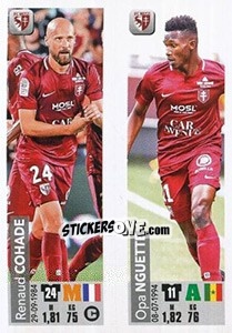 Sticker Renaud Cohade / Opa Nguette - FOOT 2018-2019 n. 542 - Panini