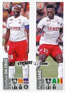 Sticker Danilson Da Cruz / Pape Sané - FOOT 2018-2019 n. 545 - Panini