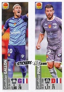 Sticker Gauthier Gallon / Gauthier Pinaud - FOOT 2018-2019 - Panini