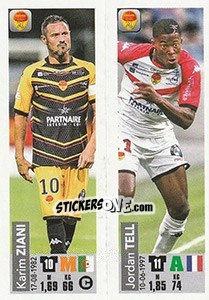 Sticker Karim Ziani / Jordan Tell - FOOT 2018-2019 n. 549 - Panini