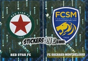 Sticker Écussons (Red Star Fc / Fc Sochaux-Montbéliard) - FOOT 2018-2019 - Panini