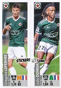 Sticker Grégoire Lefebvre / Julio Donisa - FOOT 2018-2019 - Panini