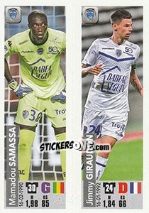 Sticker Mamadou Samassa / Jimmy Giraudon - FOOT 2018-2019 n. 558 - Panini
