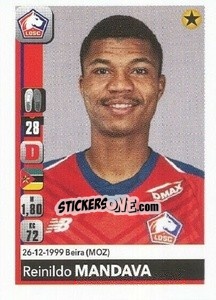 Sticker Reinildo Mandava - FOOT 2018-2019 n. M14 - Panini