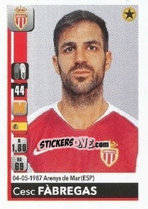 Sticker Cesc Fabregas - FOOT 2018-2019 n. M18 - Panini