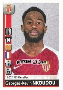 Figurina Georges-Kevin Nkoudou - FOOT 2018-2019 - Panini