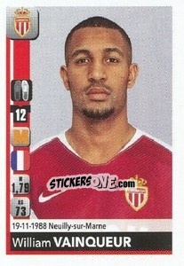 Sticker William Vainqueur - FOOT 2018-2019 - Panini