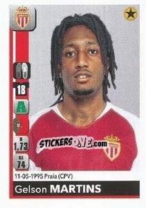 Sticker Gelson Martins - FOOT 2018-2019 n. M22 - Panini