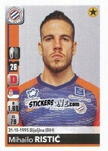 Sticker Mihailo Ristic - FOOT 2018-2019 n. M24 - Panini