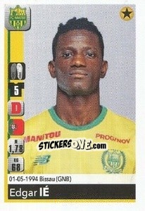 Figurina Edgar Ie - FOOT 2018-2019 n. M26 - Panini